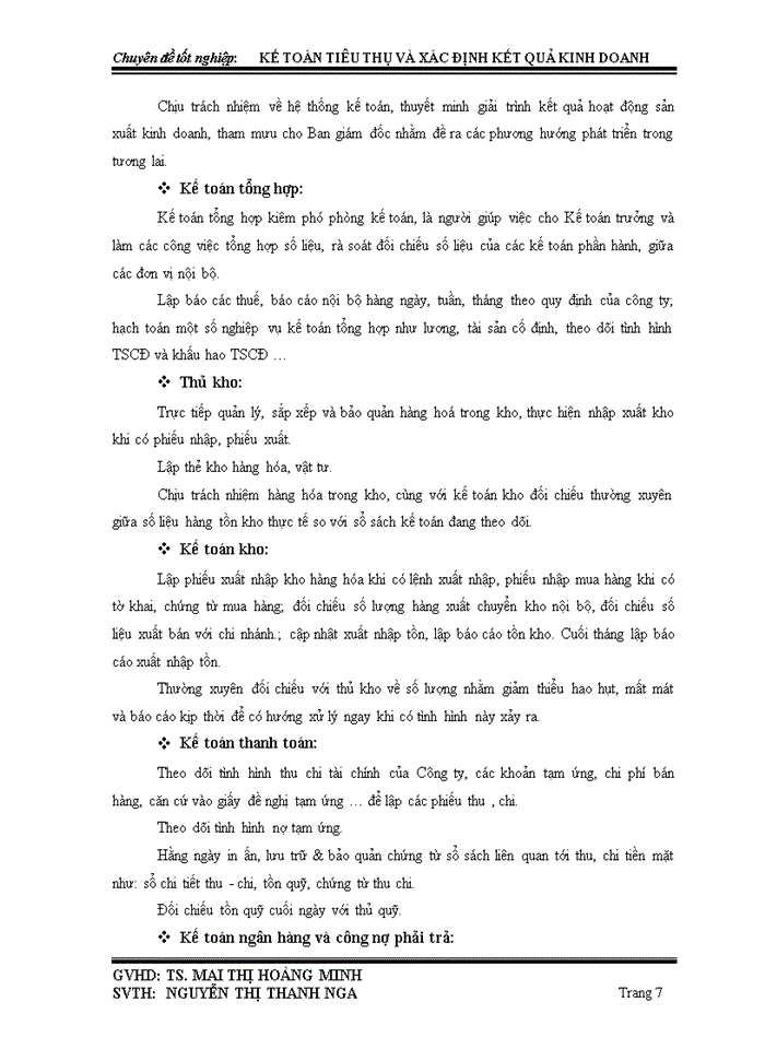 image for page Kế toán tiêu thụ và xác định kết quả kinh doanH