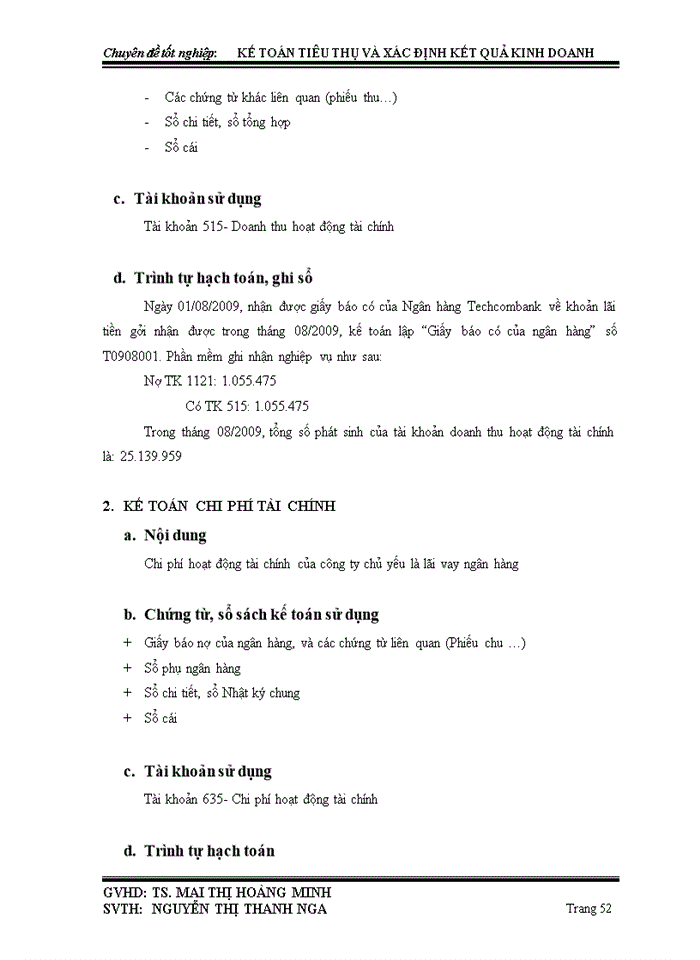 image for page Kế toán tiêu thụ và xác định kết quả kinh doanH