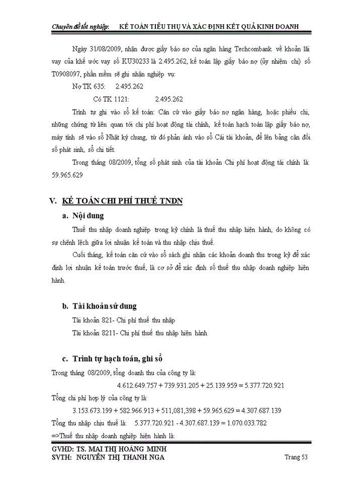 image for page Kế toán tiêu thụ và xác định kết quả kinh doanH