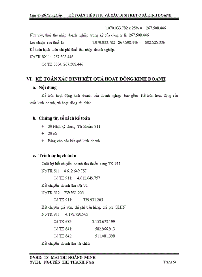 image for page Kế toán tiêu thụ và xác định kết quả kinh doanH