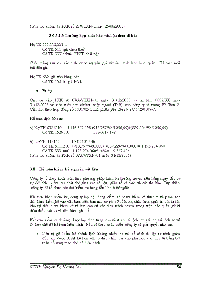 image for page Kế toán nguyên vật liệu tại công ty cổ phần xi măng hà tiên i