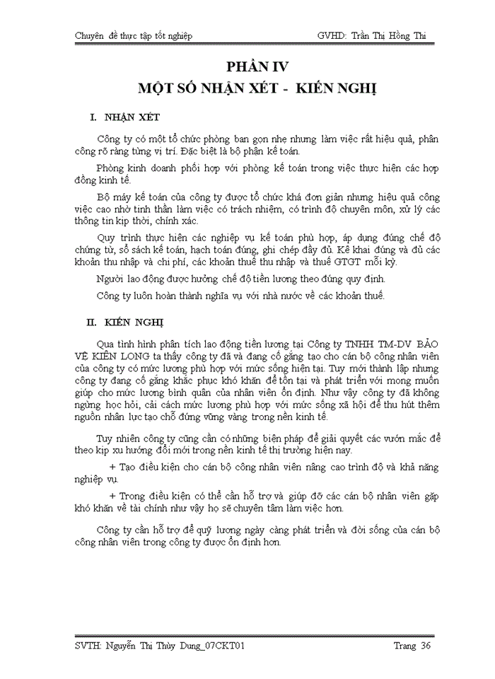 image for page Kế toán tiền lương và các khoản trích theo lương tại công ty tnhh tm-dv bảo vệkiên long