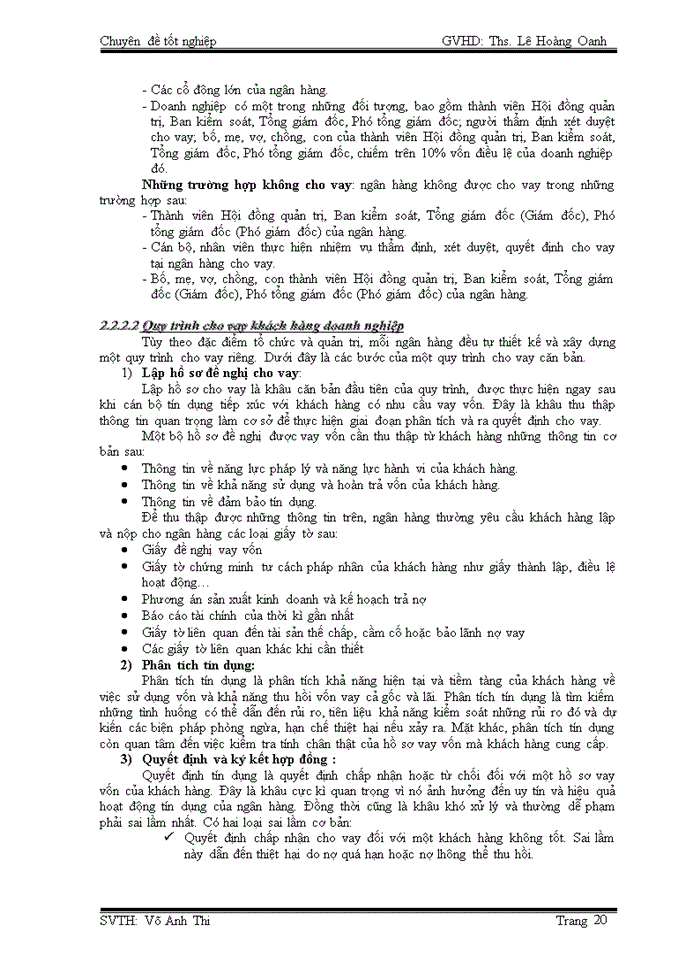 image for page KIểm soát nội bộ quy trình cho vay khách hàng doanh nghiệp tại ngân hàng thương mại cổ phần á châu (acb)