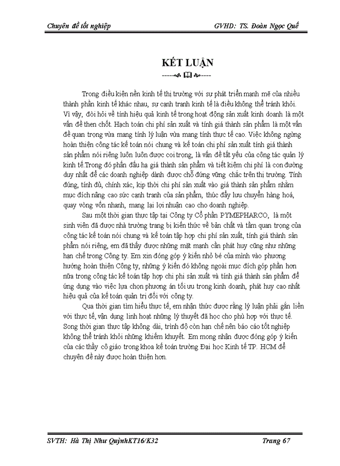 image for page Kế toán chi phí sản xuất và tính giá thành phẩm tại công ty cổ phần pymepharco