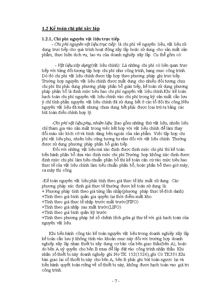 image for page Kế toán chi phí xây lắp và tính giá thành sản phẩm xây lắp tại công ty cổ phần xây lắp cửu long