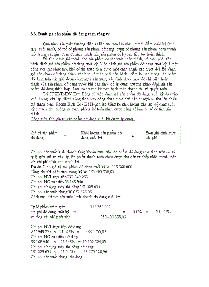 image for page Kế  toán tập hợp chi phí sản xuất và tính giá thành sản phẩm xây lắp.