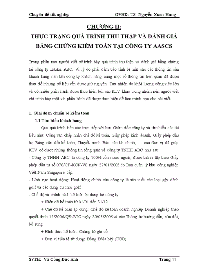 image for page Quá trình thu thập và đánh giá bằng chứng kiểm toán tại công ty  trách nhiệm hữu hạn dịch vụ tư vấn tài chính  kế toán và kiểm toán phía nam (aascs)