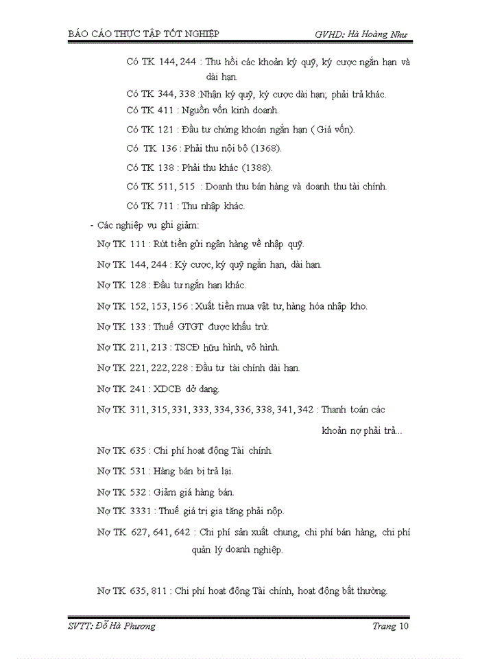 image for page Kế toán vốn bằng tiền và các khoản phải thu