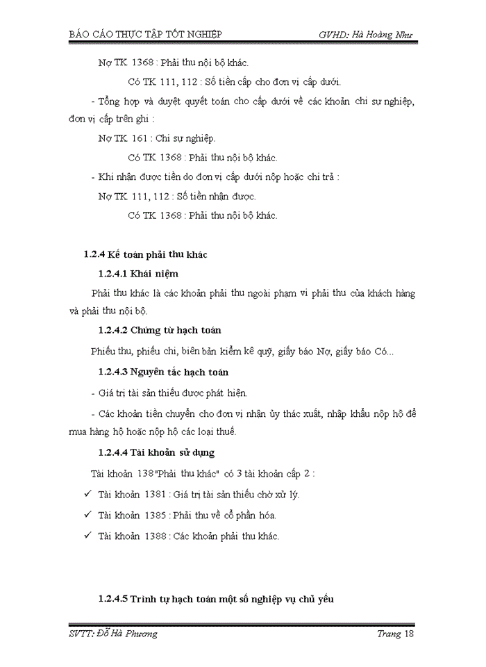 image for page Kế toán vốn bằng tiền và các khoản phải thu