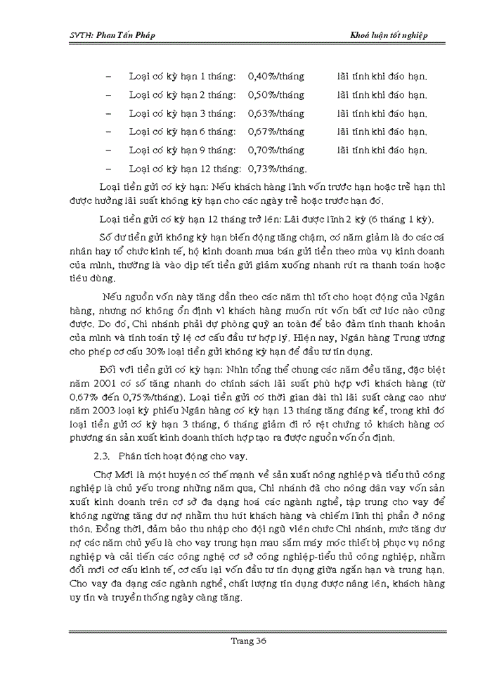 image for page Phân tích hiệu quả hoạt động kinh doanh của ngân hàng nông nghiệp và phát triển nông thôn huyện chợ