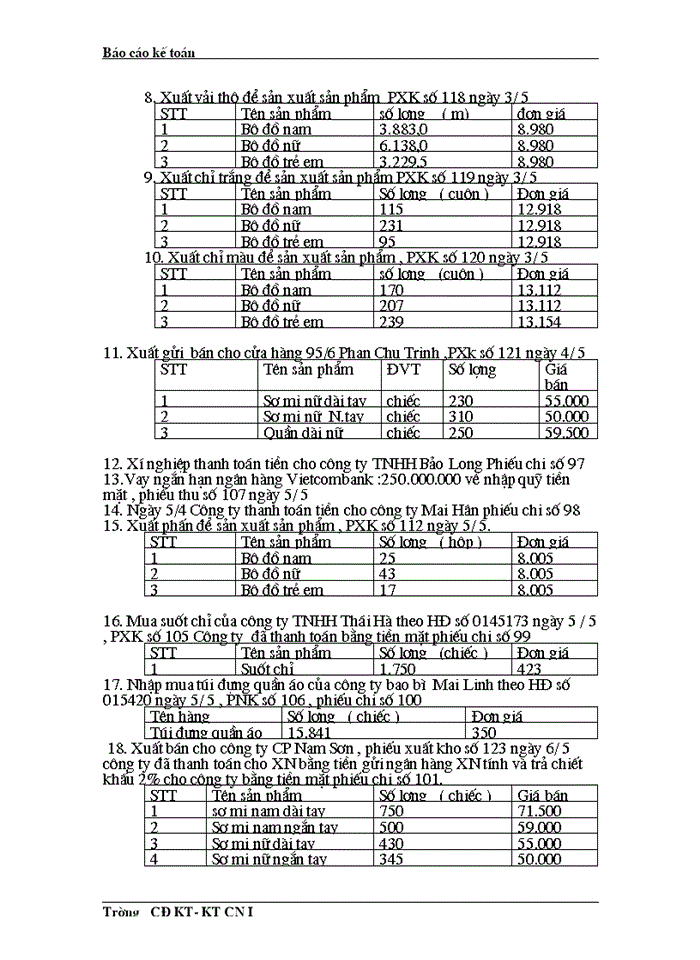 image for page Phân tích báo  cáo tài chính công ty tnhh tm & sx ngân hà