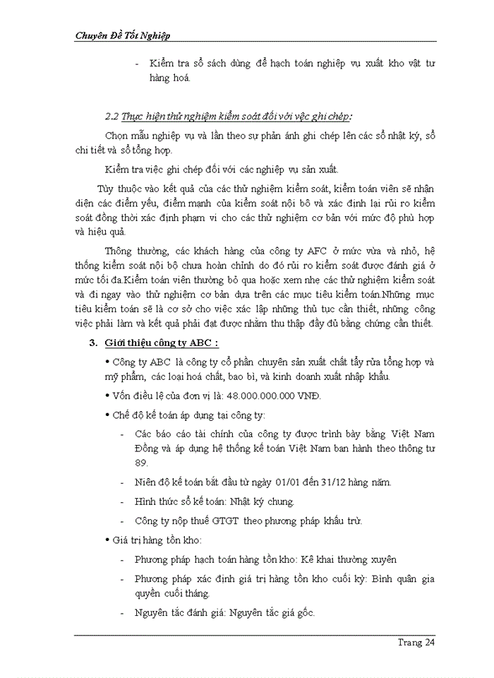 image for page Phương pháp thu thập bằng chứng kiểm toán khoản mục hàng tồn kho