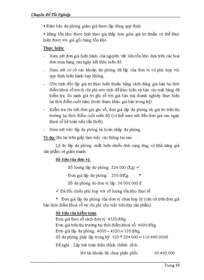 image for page Phương pháp thu thập bằng chứng kiểm toán khoản mục hàng tồn kho
