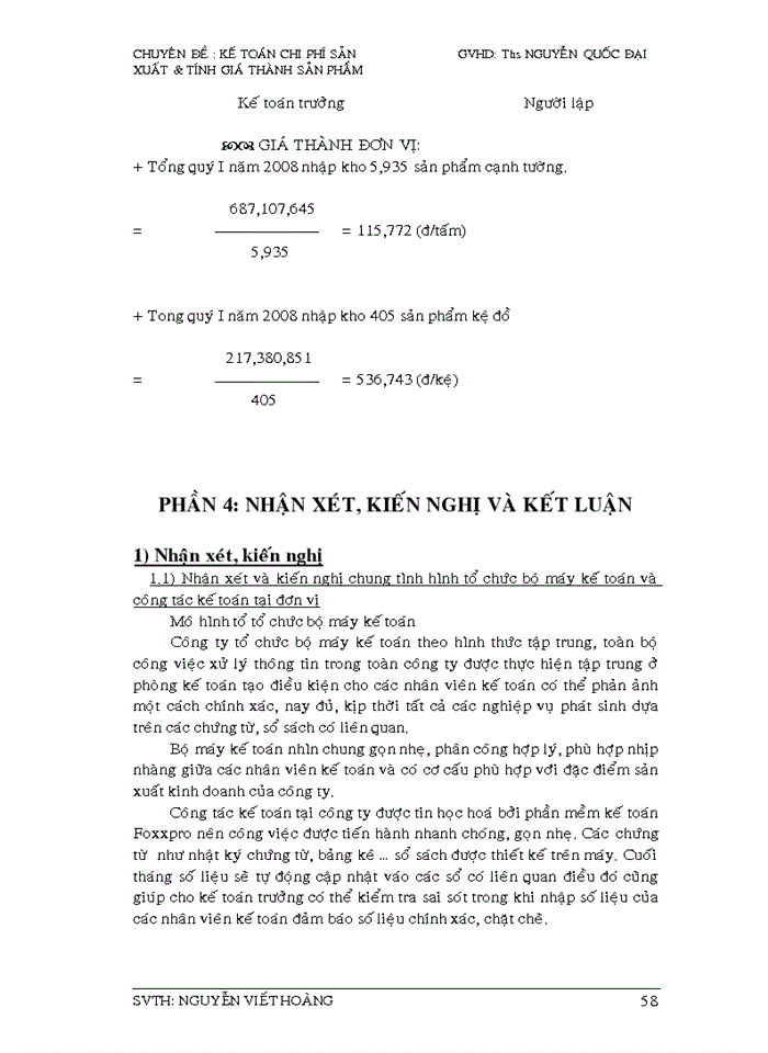image for page Kế toán chi phí sản xuất, tính giá thành sản phẩm & tại công đá ốp lát và trang trí nội thất HOÀNG LÊ
