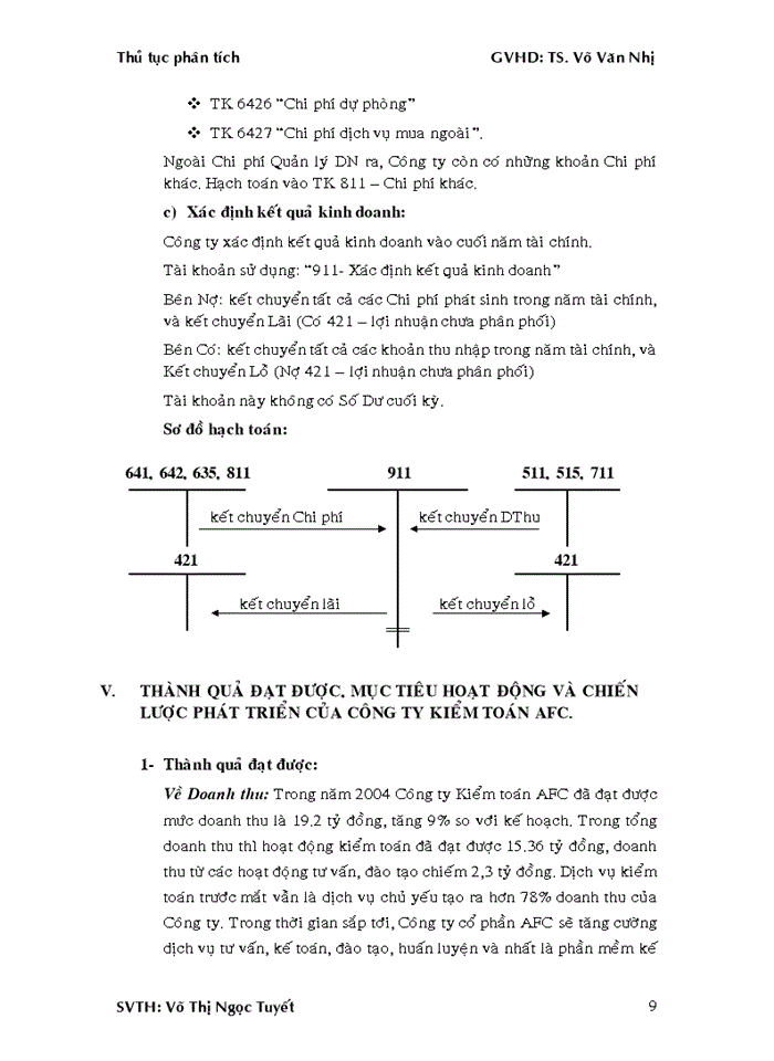 image for page Việc áp dụng thủ tục phân tích trong kiểm toán báo cáo tài chính tại công ty cổ phần kiểm toán và tư vấn tài chính kế toán (AFC)