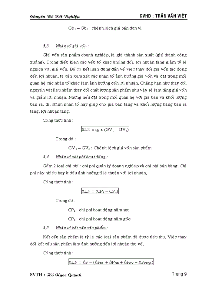image for page Phân tích tình hình thực hiện doanh thu – lợi nhuận tại công ty tnhh sản xuất và thương mại LƯƠNG NO