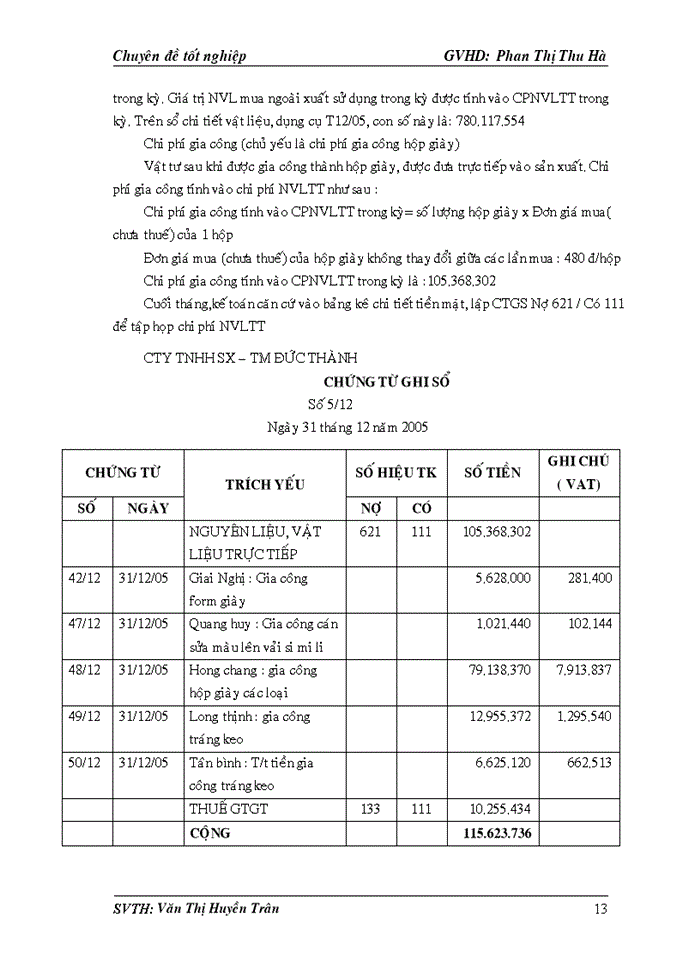 image for page Thực trạng về kế toán tập hợp chi phí sản xuất và tính giá thành sản phẩm tại công ty TNHH SX-TM ĐỨC THÀNH