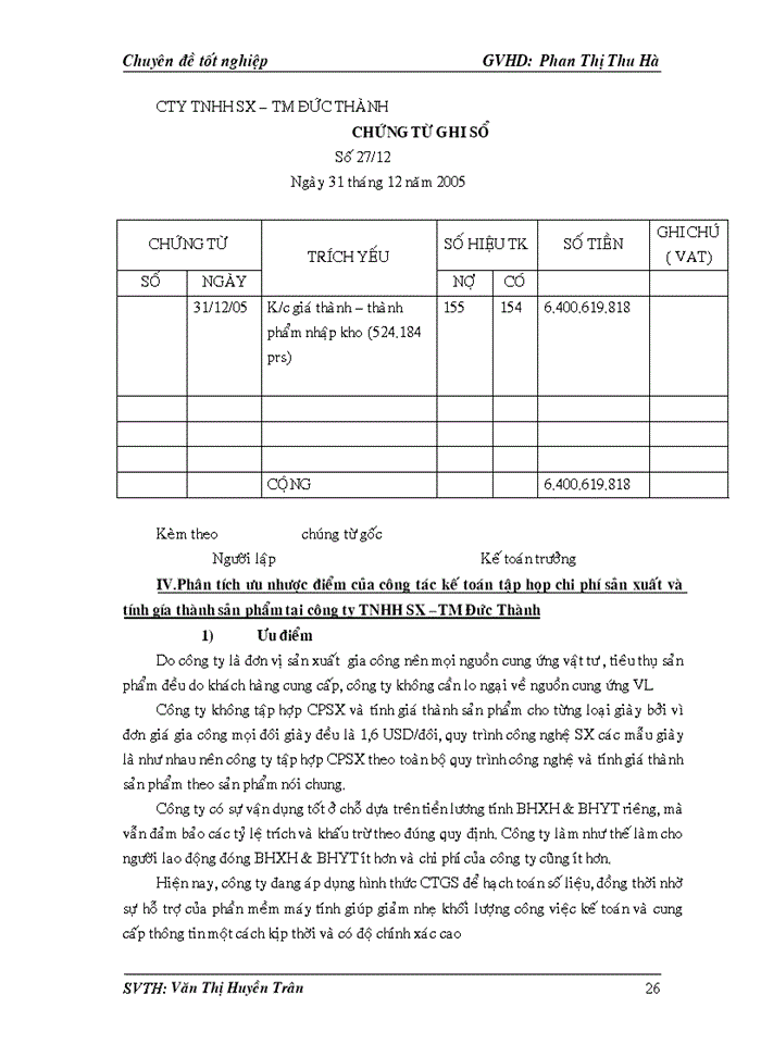 image for page Thực trạng về kế toán tập hợp chi phí sản xuất và tính giá thành sản phẩm tại công ty TNHH SX-TM ĐỨC THÀNH