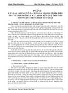 Lý luận chung về hạch toán thành phẩm, tiêu thụ thành phẩm và xác định kết quả tiêu thụ trong doanh nghiệp sản xuất