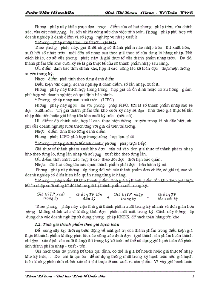 image for page Lý luận chung về hạch toán thành phẩm, tiêu thụ thành phẩm và xác định kết quả tiêu thụ trong doanh nghiệp sản xuất