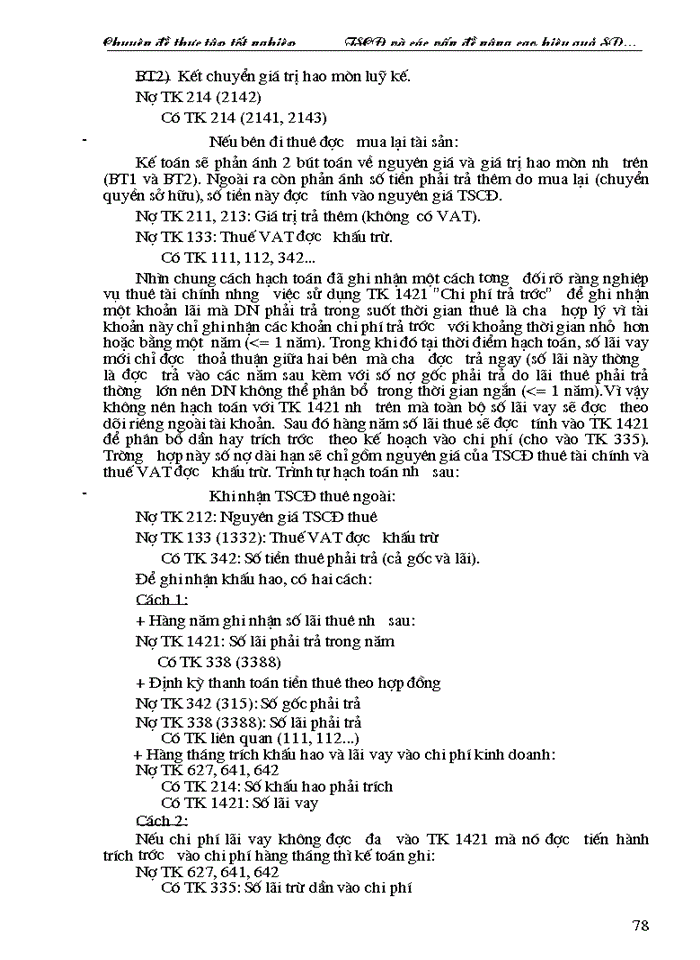 image for page Tài sản cố định và các vấn đề nâng cao hiệu quả sử dụng