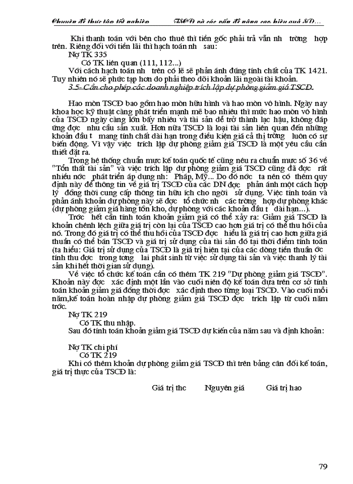 image for page Tài sản cố định và các vấn đề nâng cao hiệu quả sử dụng