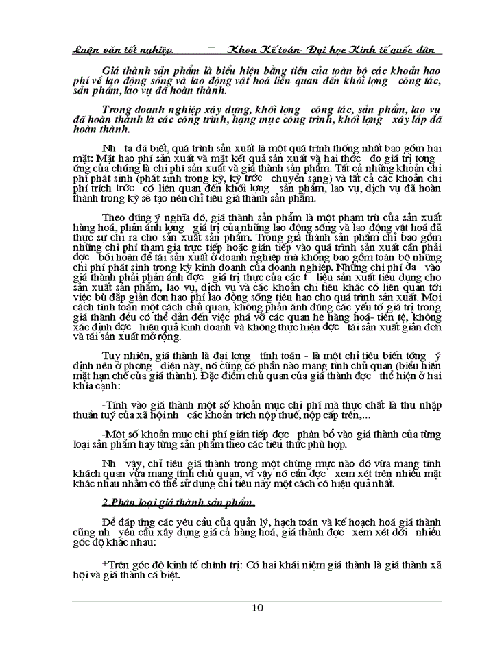 image for page Hoàn thiện công tác hạch toán chi phí sản xuất và tính giá thành sản phẩm tại Công ty xây dựng số 34