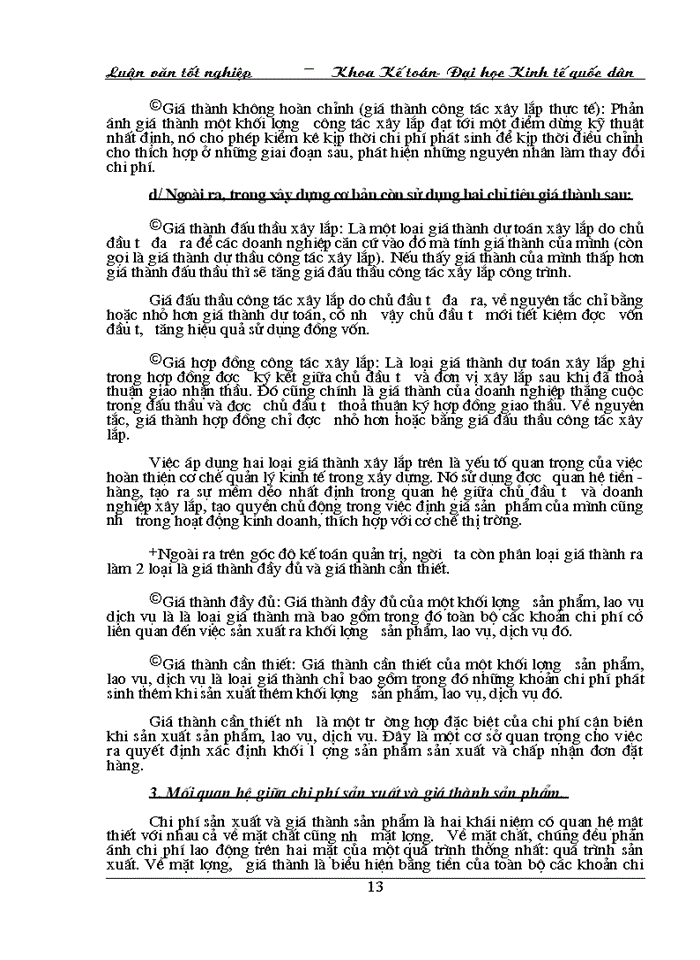 image for page Hoàn thiện công tác hạch toán chi phí sản xuất và tính giá thành sản phẩm tại Công ty xây dựng số 34