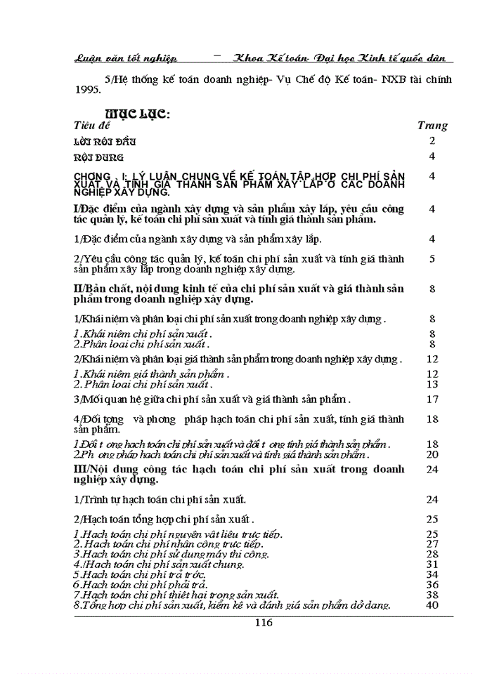 image for page Hoàn thiện công tác hạch toán chi phí sản xuất và tính giá thành sản phẩm tại Công ty xây dựng số 34