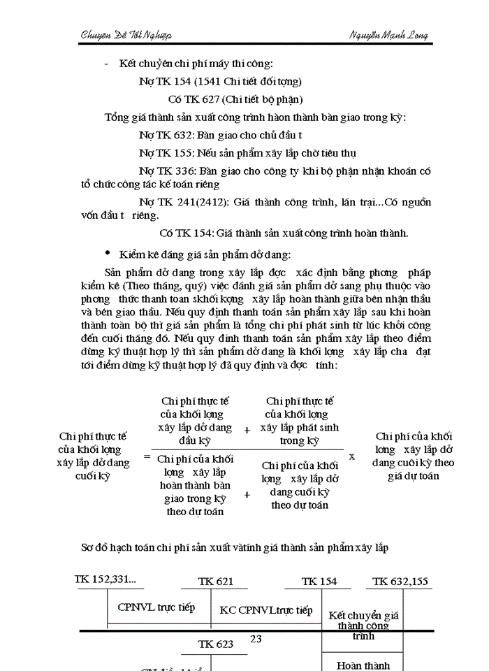 image for page Hoàn thiện hạch toán phí sản xuất và tính giá thành sản phẩm tại công ty vật liệu và xây lắp
