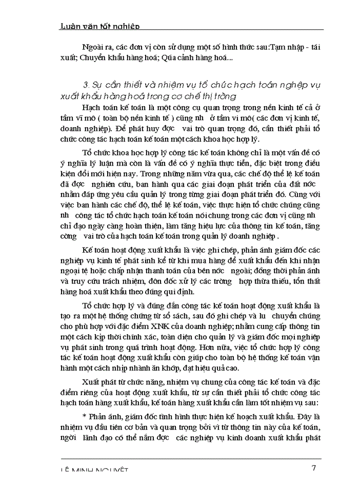 image for page Hoàn thiện tổ chức hạch toán các hoạt động xuất khẩu hàng hoá với việc nâng cao hiệu quả kinh doanh tại Công ty XNK tổng hợp và chuyển giao công nghệ VN
