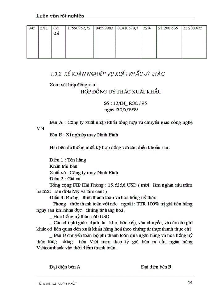 image for page Hoàn thiện tổ chức hạch toán các hoạt động xuất khẩu hàng hoá với việc nâng cao hiệu quả kinh doanh tại Công ty XNK tổng hợp và chuyển giao công nghệ VN