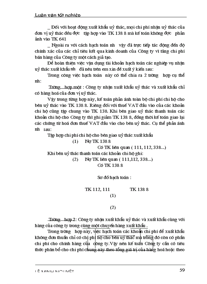 image for page Hoàn thiện tổ chức hạch toán các hoạt động xuất khẩu hàng hoá với việc nâng cao hiệu quả kinh doanh tại Công ty XNK tổng hợp và chuyển giao công nghệ VN