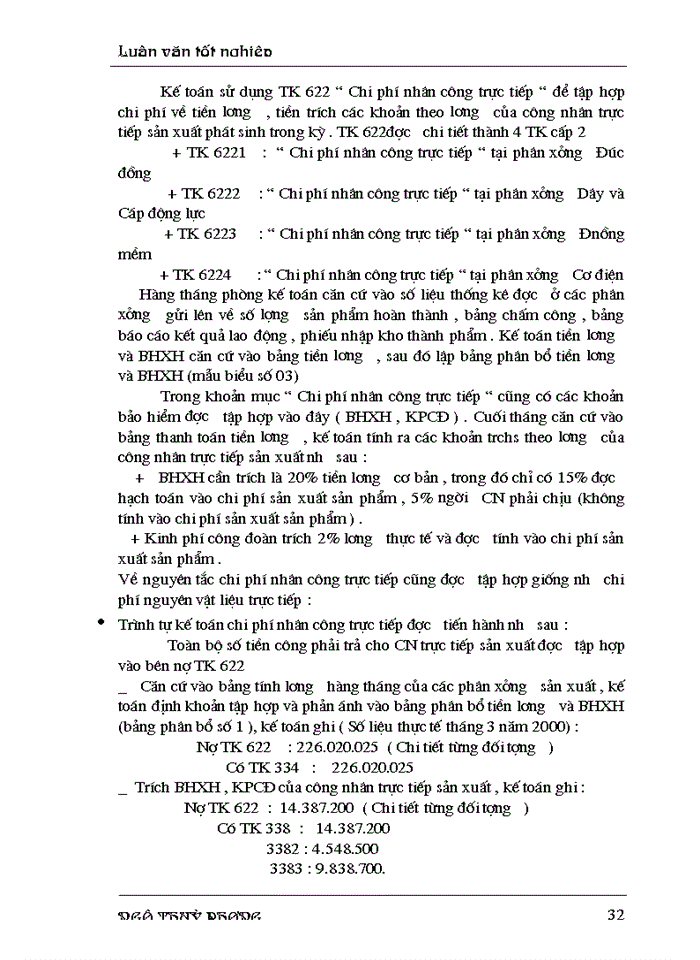 image for page Hoàn thiện công tác tổ chức chi phí sản xuất  và tính giá thành sản phẩm ở Công ty Cơ điện Trần Phú