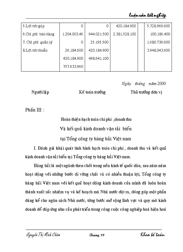 image for page Hoàn thiện hạch toán chi phí, doanh thu và kết quả hoạt động kinh doanh vận tải biển tại tổng công ty hàng hải Việt Nam