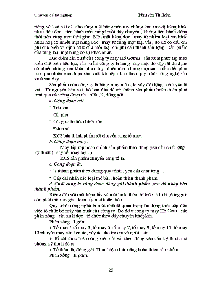 image for page Kế toán  tiêu thụ thành phẩm và xác định kết quả kinh doanh tại Công ty May Hồ Gươm