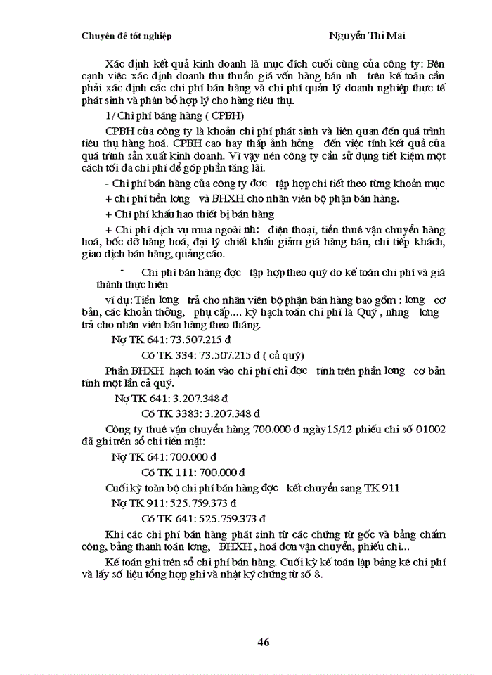 image for page Kế toán  tiêu thụ thành phẩm và xác định kết quả kinh doanh tại Công ty May Hồ Gươm