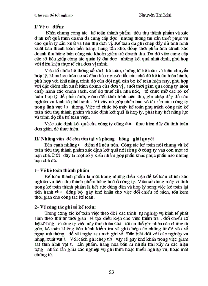image for page Kế toán  tiêu thụ thành phẩm và xác định kết quả kinh doanh tại Công ty May Hồ Gươm