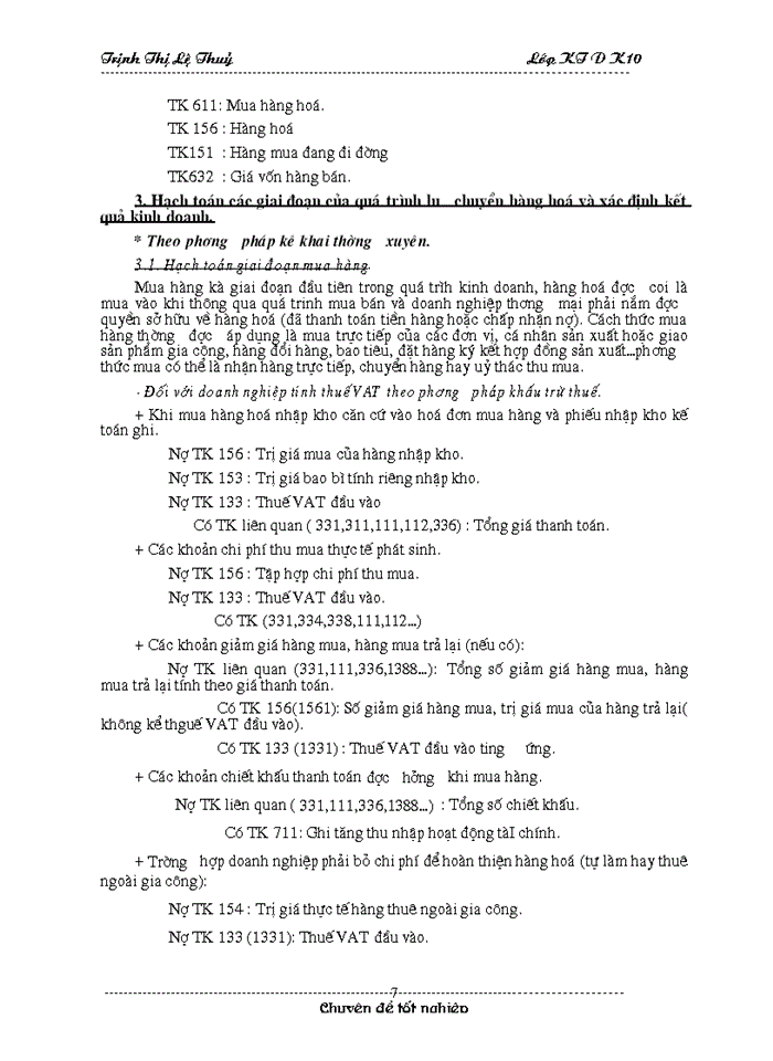 image for page Hoàn thiện công tác kế toán lưu chuyển hàng hoá và xác định kết quả kinh doanh tại Công ty TNHH Kim Khí Nam Tùng