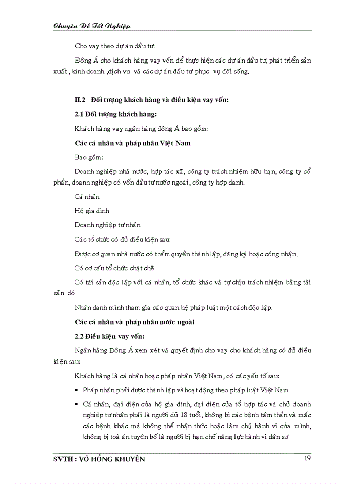 image for page Giới thiệu về tình hình hoạt động của ngân hàng thương mại cổ phần ĐÔNG Á