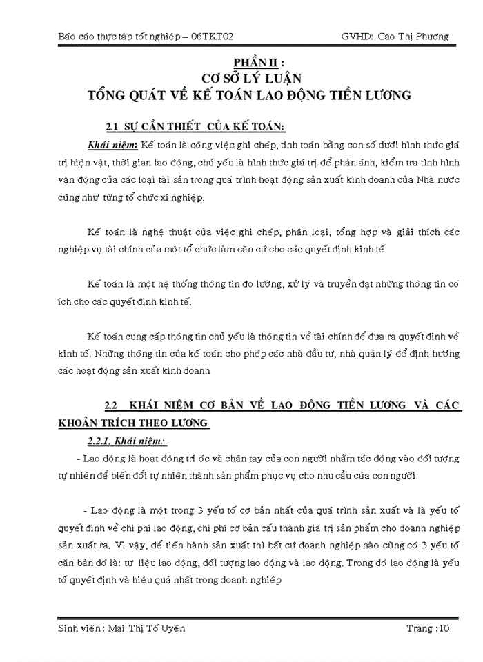 image for page Kế toán tiền lương và các khoản trích theo lương tại công ty TNHH TM THẾ TUẤN