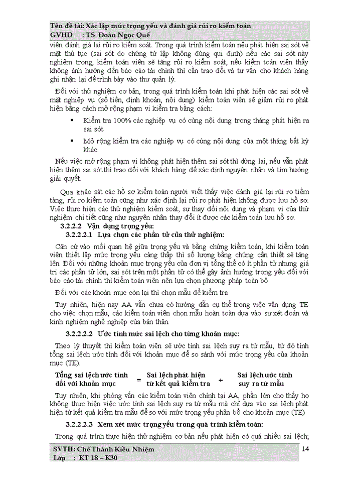 image for page Xác lập mức trọng yếu và đánh giá rủi ro kiểm toán