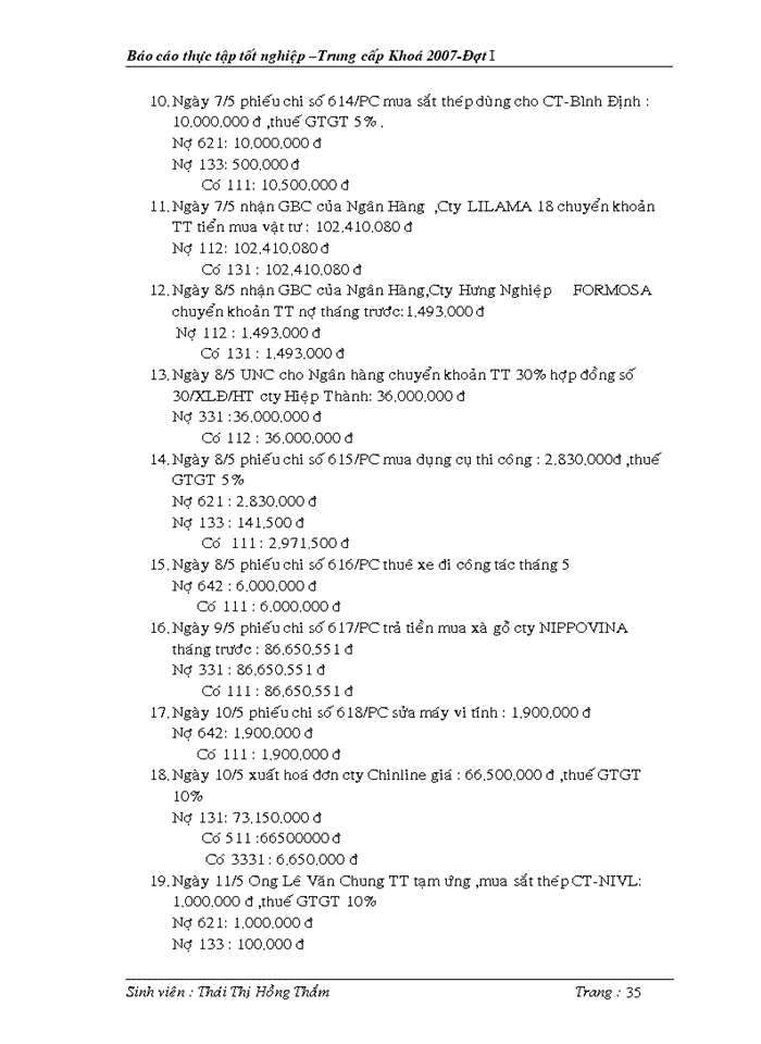 image for page Kế toán vốn bằng tiền & Các khoản nợ phải thu