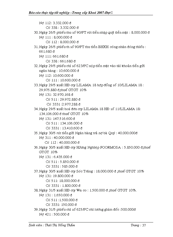 image for page Kế toán vốn bằng tiền & Các khoản nợ phải thu