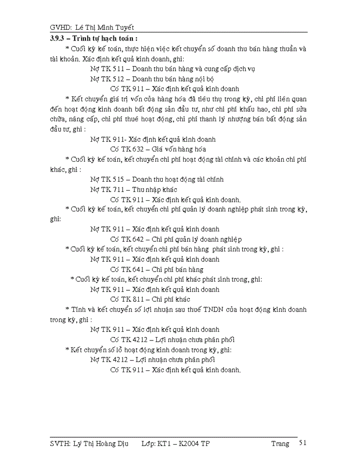 image for page Kế toán xác định kết quả kinh doanh tại công ty TNHH TÂN THIÊN KHẢI