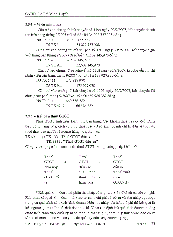image for page Kế toán xác định kết quả kinh doanh tại công ty TNHH TÂN THIÊN KHẢI