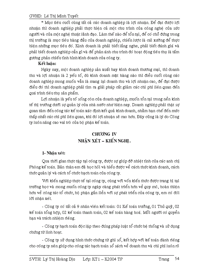 image for page Kế toán xác định kết quả kinh doanh tại công ty TNHH TÂN THIÊN KHẢI