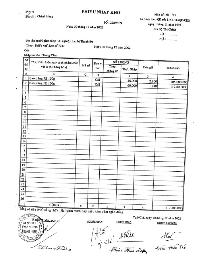 image for page Kế toán nguyên vật liệu tại xí nghiệp phân bón Kiến hưng'