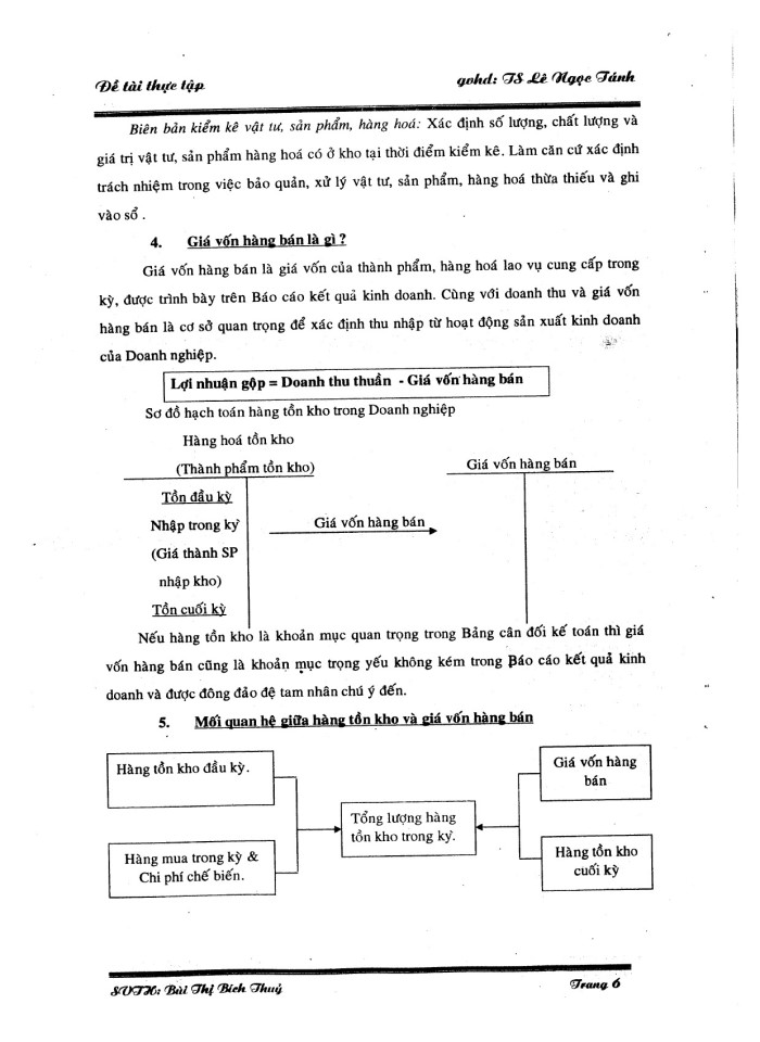 image for page Thực trạng về quá trình kiểm hàng tồn kho và giá vốn bán hàng tại công ty kiểm toán Mỹ AA