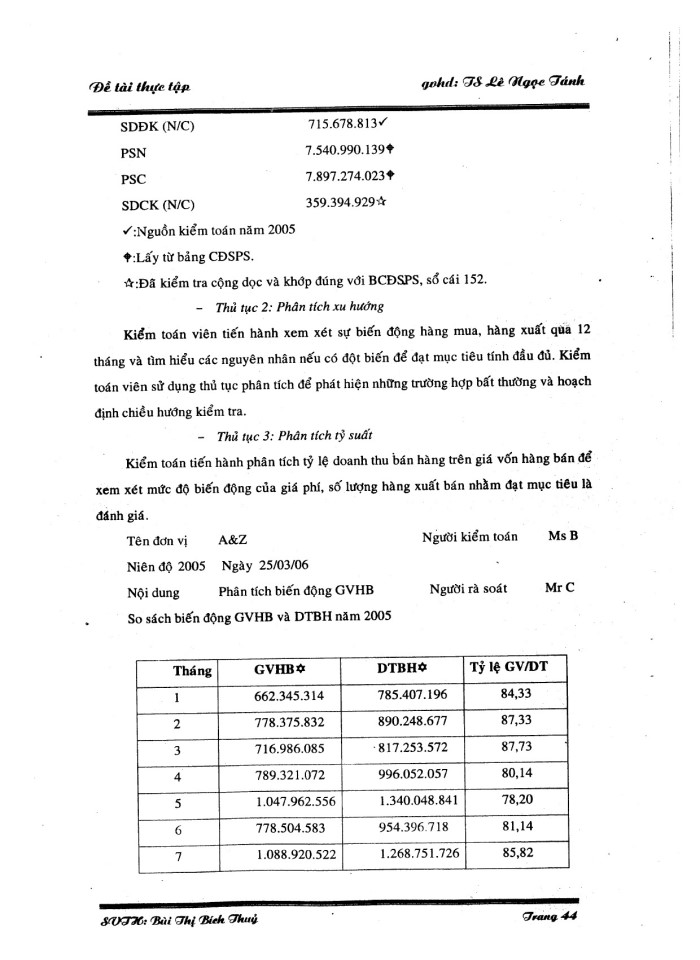 image for page Thực trạng về quá trình kiểm hàng tồn kho và giá vốn bán hàng tại công ty kiểm toán Mỹ AA